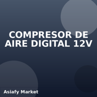 Compresor de Aire Digital 12V