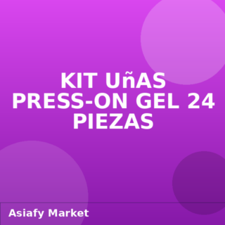 Kit Uñas Press-On Gel 24 Piezas