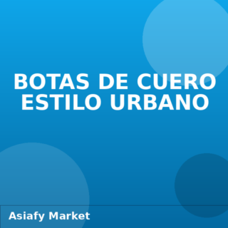 Botas de Cuero Estilo Urbano