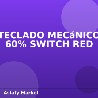 Teclado Mecánico 60% Switch Red