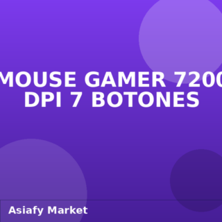 Mouse Gamer 7200 DPI 7 Botones