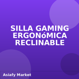 Silla Gaming Ergonómica Reclinable