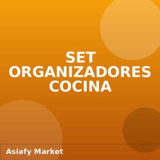 Set Organizadores Cocina 6 Piezas