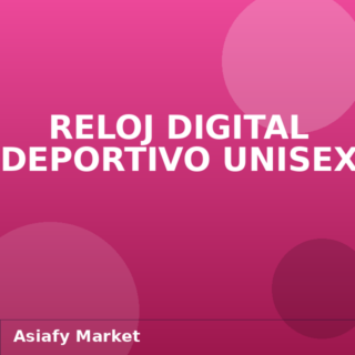 Reloj Digital Deportivo Unisex