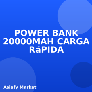 Power Bank 20000mAh Carga Rápida